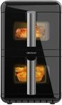Cecotec Luftfritteuse ohne &Ouml;l &ndash; Air Fryer 12 l Cecofry DuoLevel 12000 Window. 2900