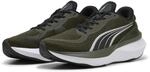 Puma Scend Pro Laufschuh f&uuml;r Herren, Dark Olive Puma Schwarz, 38.5 EU