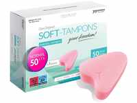JOYDIVISION Soft-Tampons normal I 50 Stück I fadenlose Tampons für Sport,...