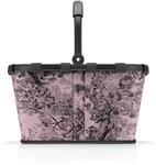 reisenthel carrybag jacquard rose &ndash; Stabiler Einkaufskorb mit viel Stauraum und