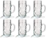 St&ouml;lzle Lausitz Isar 6er Set Bierkrug aus Glas, Volumen: 500ml, 5000052