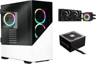 Enermax EnermaxK8 ARGB Midi Tower Gaming-PC-Geh&auml;use Snow White & CYBERBRON III 750