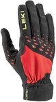 LEKI Ultra Trail Storm Handschuhe, Black-red-Neonyellow, EU 6
