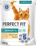 PERFECT FIT Senior 11+ Trockenfutter f&uuml;r Katzen 6 x 750 g Huhn (6er-Packung)