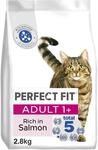 PERFECT FIT&trade; Katze Beutel Adult 1+ mit Lachs 3x2,8kg