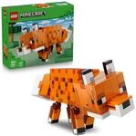 LEGO Minecraft Der Fuchs - 3D-Puzzle Tierfigur mit Zubeh&ouml;r - Gaming Deko f&uuml;r