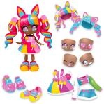 BANDAI - Animakii Lollipop und Bubblegum - Set Personalisierbare Puppen - 1 Puppe, 4