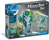 Clementoni Galileo MinerBot 3 in 1 Robotik-Set - DREI humanoide Roboter -...