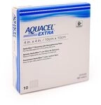 ConvaTec 3673282 AQUACEL Zusatzhydrofiber Wunden Verband, 25,4x25,4cm (Packung...