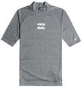 Billabong Waves All Day - Kurzarm-Rashguard f&uuml;r M&auml;nner Grau