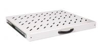 Equip Ausziehbarer Fachboden 19', 1HE, 600mm, Grau
