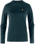 Fj&auml;llr&auml;ven Damen Bergtagen Merino 190 LS T-Shirt, Mountain Blue, M