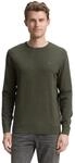 TOM TAILOR Herren Strickpullover mit Crewneck
