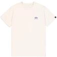 Alpha Industries Herren Backprint T-Shirt, Vintage White, S