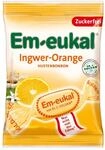 Em-eukal Ingwer-Orange Hustenbonbon zuckerfrei 75g &ndash; Aromatischer Ingwer und