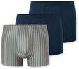 Schiesser Herren 3 Pack Unterw&auml;sche Shorts mit weichem Bund Bio Baumwolle...
