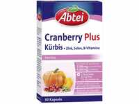 Abtei Cranberry Plus Kürbis - hochdosiert - Nahrungsergänzung für...