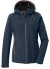 killtec Damen Softshelljacke mit Kapuze KOW 8 WMN SFTSHLL JCKT, nachtblau, 50,