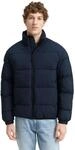 TOM TAILOR Denim Herren Lightweight Pufferjacke mit Stehkragen