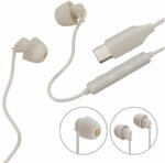Hama Kopfh&ouml;rer Calm, In-Ear, Mikrofon, Kabelknickschutz, USB-C, Sand