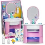 BABY born Waschbecken - Puppenwaschtisch inkl. Zahnb&uuml;rste & Seifenspender - Mit