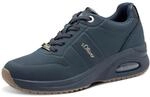 s.Oliver Damen Sneaker flach Sportlich Low Top, Blau (Navy), 41 EU