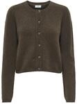 ONLY Damen Strickjacke | Knit Fit, Langarm, Kurz, Casual, Bei max. 30 grad im