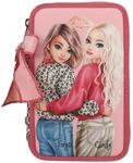 Depesche 13639 TOPModel Leoheart - Gef&uuml;llte 3-Fach Federtasche in Rosa und...