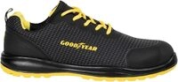 Goodyear Schwarze, atmungsaktive Sicherheitsschuhe, Sicherheit bei der Arbeit,