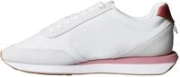 Calvin Klein Damen Retro Runner Lace Up Nylon Mg Yw0yw01990Low Top, White Bright