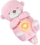 Fisher-Price Baby-Spielzeug Schlummer-Otter, tragbare Pinke Pl&uuml;sch-Spieluhr mit