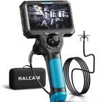 Ralcam Endoskopkamera mit Licht, Endoscope Camera mit 360&deg; beweglichem Kopf, 5" HD