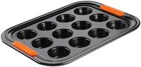 LE CREUSET Antihaft Muffinform, F&uuml;r 12 St&uuml;ck (&Oslash; 7 cm), Sauerteigbest&auml;ndig, Aus