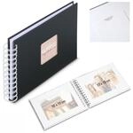 Hama Spiral-Album "Fine Art", 28x24 cm, 50 schwarze Seiten, New Black
