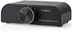 Nedis Audio Switch - Audio Umschalter - 4 Quellen - 3X Cinch und 1x 3,5 mm...