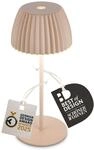 BRILONER - Riffle Mini LED Tischlampe kabellos IP44 mit Lichtkante, Touchdimmer, Akku
