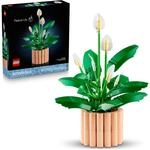 LEGO Botanicals Friedenslilie - Set mit Kunstpflanze f&uuml;r Erwachsene - Mit