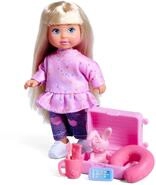 Simba Evi Love Travel Fun &ndash; Puppe (12 cm) mit Koffer zum &Ouml;ffnen &