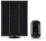 Hama &Uuml;berwachungskamera (WLAN Kamera f. au&szlig;en mit Akku u. Solar, Outdoor Kamera per