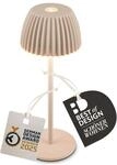 BRILONER - Riffle Nano LED Tischlampe kabellos IP44 mit Lichtkante, 6 x 15,5 cm,