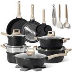 JUST PERFECTO Induktions T&ouml;pfe Set - Pfannenset mit deckel - Induktions T&ouml;pfe...