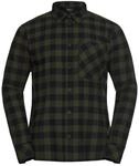 Jack Wolfskin Herren Lite Flannel Shirt Hemd, Check Obsidian Moss, M EU