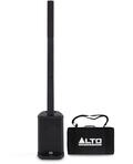 ALTO TS108C 600-Watt Tragbarer, aktiver S&auml;ulen PA Lautsprecher mit 3-Kanal Mixer,