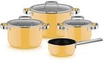 WMF Fusiontec Mineral Pro, 4-teiliges Topf-Set, langlebiges, kratzfestes...