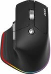 acer Easy Fit - Maus - ergonomisch - optische LED - 6 Tasten - kabellos - 2.4...