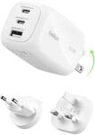 Belkin 3 Port USB C Ladeger&auml;t, 100 W, GaN-Ladeger&auml;t, 2 USB-C-Anschl&uuml;sse, 1