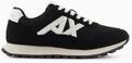 Armani Exchange Male Essential, Drop, mesh Details, Sneaker,Black,8