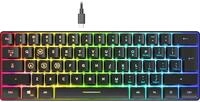 Speedlink Letos - RGB Gaming Tastatur 60%, kabelgebunden, USB-C Kabel abnehmbar,