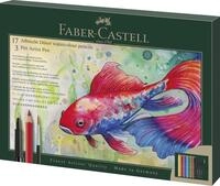 Faber-Castell 217552 - Geschenkset Albrecht D&uuml;rer & Pitt Artist Pen, 21-teilig,