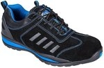 Portwest Steelite Lusum Sicherheits-Trainer S1P HRO, Gr&ouml;&szlig;e: 48, Farbe: Blau,